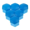thumbnail image 4 of funtasica 5x20 Pieces Car Truck Wheel Tyre Center Hub Screw 19mm Protective Cap Blue, 4 of 8