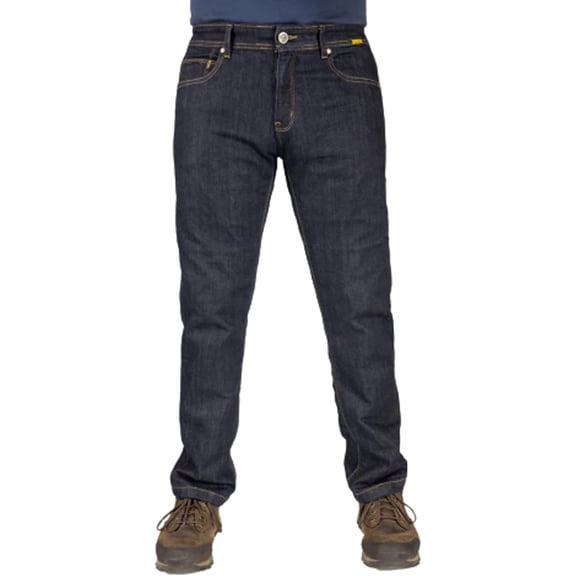 First Mfg Co - York - Men's Motorcycle Biker Riding Blue Denim Pants - Size 49 x 30 - Armor Pockets