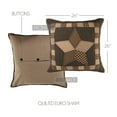 thumbnail image 3 of VHC Brands Farmhouse Star Euro Sham Quilted 26x26, 3 of 6