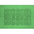thumbnail image 1 of Ahgly Company Indoor Rectangle Oriental Emerald Green Traditional Area Rugs, 5' x 7', 1 of 4