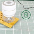 thumbnail image 4 of Mini 300ml Ajo eléctrico Chopper USB Transiciadora de enchufe Pimienta de cebolla Píldora Píldora Inalámbrico Procesador de alimentos Suministros para el hogar Blanco AweSitey HA059924-01B, 4 of 7