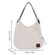 thumbnail image 3 of Bolso de mano informal para mujer, bolso de lona para niñas, bolso de viaje femenino de gran capacidad, 3 of 5