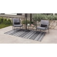 thumbnail image 2 of SimplyShade 7.75' x 10' Slate Gray and Black Outdoor Area Throw Rug, 2 of 3