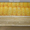 thumbnail image 6 of Ambesonne Food Art Place Mats Set of 4, Corn Stem with Raindrops, Standard Size, Yellow and Cream, 6 of 6