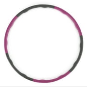 HolaHatha 900G 6 Piece Weighted Padded Fitness Hula Hoop for Home Workouts