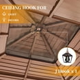 thumbnail image 4 of Yoleny 12'x12' Galvanized Steel Hardtop Gazebo with Netting, 4 of 9
