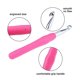 thumbnail image 3 of Juego de ganchos de ganchillo de metal con mango de agarre, accesorios para herramientas de tejer con estuche de almacenamiento, color rosa seitruly HA8451-01B, 3 of 6