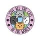 thumbnail image 5 of uds Pin esmaltado insignias lindas de dibujos animados para niños, forma de insignia de gato redonda, insignia para chaqueta/solapa/mochila, 5 of 5