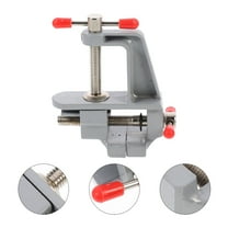 LABRIMP 1Pcs Durable Aluminum Alloy Portable Vice for Handyman Hobby Projects 3.73X2.95X1.57in