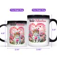thumbnail image 4 of Hello Valentine’s Day Exotic Shorthair Flower Crown Romantic Pink Floral Heat Color Changing Mug Cat Lover Kitten Owner Gifts Magic Coffee Mug - 00031, 4 of 4