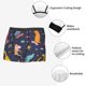 thumbnail image 3 of Fotbe Cartoon Dinosaur Scooter Sport Blue Calzoncillos Tipo Boxer con Bolsa de Soporte Total para Hombre, X-Temp Fresco, Transpirable y de Secado Rápido-Large, 3 of 5