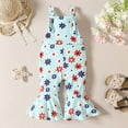 thumbnail image 3 of MZXELPRJD Girls Romper Floral Flared Pants Boys' Clothing Sets Onesie Baby Girl Holiday Photoshoot Wear 12m Outfits for Girls Dance Outfits for Girls 10-12, 3 of 3
