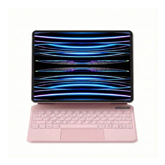 Teclado Magic Keyboard Pro Para Ipad Pro 12.9/ Air 13 M2/M3 Rosa.