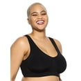 thumbnail image 4 of Paramour by Felina | Body Smooth Seamless Wireless Bralette 2-Pack (Black Rose Tan, XX-Large), 4 of 5