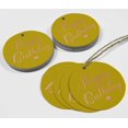 thumbnail image 4 of Inkdotpot Real Rose Gold Foil Happy Birthday Tags Favor Hang Paper Tags 50 Pieces, 4 of 6