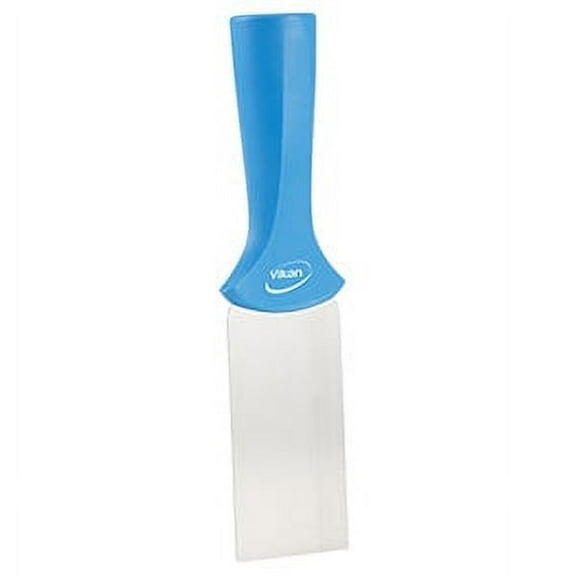 Vikan 2" Handle Mounted Stainless Steel Scraper - Blue (4 Units)