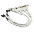 thumbnail image 4 of Chenyang CY PCI-E 4 Ports USB 2.0 Female Screw to Motherboard 9pin Header Cable with Bracket Cable, 4 of 6