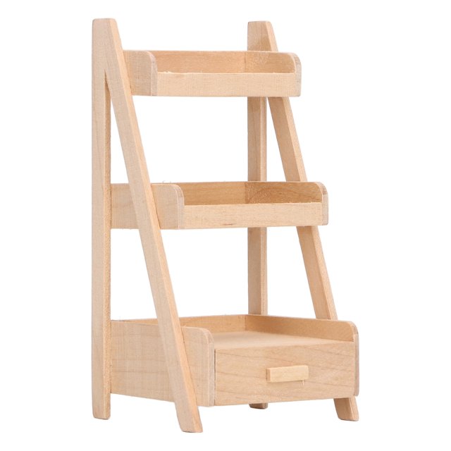 Soporte de flores de madera para casa de muñecas, estante de flores para casa de muñecas 1/12 Estante de flores para casa de muñecas Capa de casa de muñecas Estante para flores Rendimiento confiable
