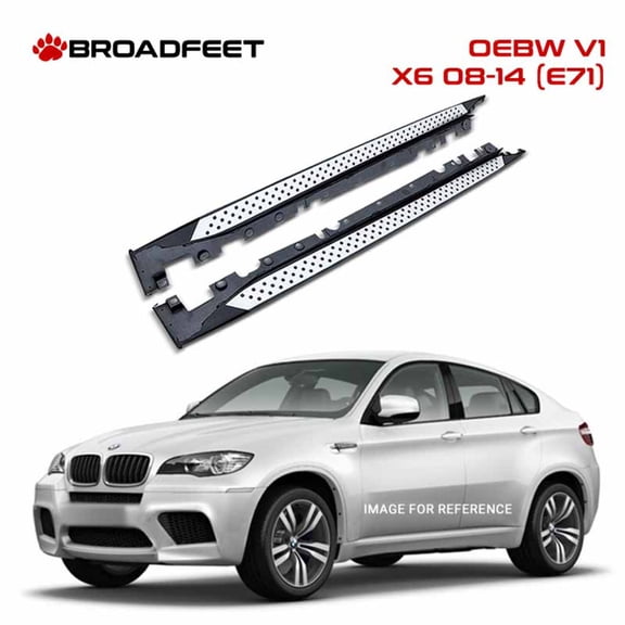 2008-2014 BMW X6 OE Style Aluminium Side Running Boards by Broadfeet