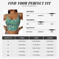 thumbnail image 6 of Yiaed Mushrooms and Flowers Print Ladies Waistcoat Women Sports Vest Vest Sports Women Sports Top Yoga Vest for women-Medium, 6 of 8