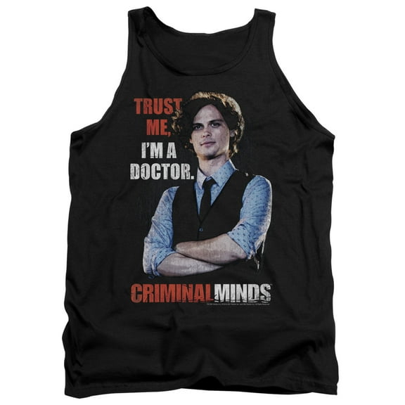 Criminal Minds Trust Me Adult Tank Top Black