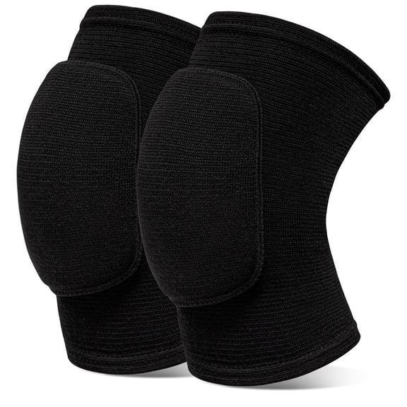 BESTSKY Volleyball Knee Pads Knee Brace for Women Kids Girls,Soft&Breathable Knee Pads for Volleyball,Danc,Football,Yoga,Basketball,& Skat-Protective Knee Pads for Adults&Kids Black,Medium