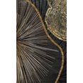 thumbnail image 1 of Black Gold Rough Organic Texture of Tree Rings Canvas Abstract Poster Wall Art Pictures Circle Line Paintings For Living Room50 x 70 cm (without frame),2, 1 of 6