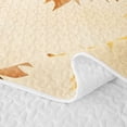 thumbnail image 5 of Erosebridal Watercolor Maple Quilt Full 3-Piece,Fall Leaves Full Bedspread Sets,Orange,1 Coverlet and 2 Pillowcases, 5 of 7
