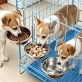 thumbnail image 7 of Hanging Dog Crate Bowls 3 Pack, Stainless Steel No Spill Pet Feeder with Adjustable Clip, Anti-Tip Food and Water Dish for Cats and Dogs, 7 of 7