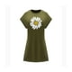 thumbnail image 1 of Vestido de Verano para Mujer, Vestido de Cuello Redondo para Vacaciones, Aniversario, Paseo, Regalo para Mujer S, 1 of 7