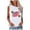 White, variant on OAVQHLG3B Summer Tops for Women 4th of July Outfits for Women Patriotic ShirtsWomen's Fashion Round Neck Independence Day Printing Sleeveless Tops