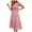 Pink, variant on Bigersell Womens Summer Dressesbodycon Dress Summer Female Crew Neck Short Sleeve Midi Boho Dress Style D-168 Boho Dress Ladies Regular Summer Dresses , Blue XXL
