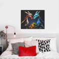 thumbnail image 4 of Fuzoiu Playful Colorful Dragons Flowers Print Canvas Wall Art for Bathrooms,Wall Decor for Bedroom,Framed Artwork for Wall,Modern Wall Decorations Prints Picture for Kitchen Home, 4 of 6
