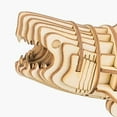 thumbnail image 4 of Build Your Own 3D Wooden Assembly Puzzle Wood Craft Kit Model, North Sea Shark, 4 of 6