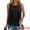 Black, variant on DARING DIVA Women's Babydoll Tank Summer Peplum Sleeveless Casual Flowy Shirts S White