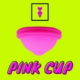 thumbnail image 4 of Menstrual Cup Pink Cup Reusable Period Cup Menstrual Disk, 4 of 8