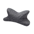 thumbnail image 4 of Almohada de viaje para el cuello con espuma viscoelástica, cómoda y transpirable, soporte para reposacabezas y relajación. Gris oscuro, 4 of 9