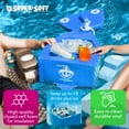 thumbnail image 4 of TRC Recreation Super Soft SS Goodlife Floating Pool Kooler, Bahama Blue, 4 of 11