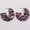 Pink, variant on Tortoise Shell Round Disc Statement Hoop Earrings for Women Summer Jewelry