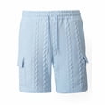 thumbnail image 6 of Thousandth Men Casual Cargo Shorts Elastic Waist Drawstring Summer Shorts Soft Breathable Multi Pocket Everyday Shorts Quilted Shorts for Men, 6 of 9