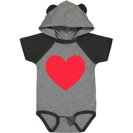 

Inktastic Valentine s Day Red Heart Gift Baby Boy or Baby Girl Bodysuit