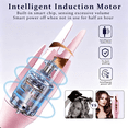 thumbnail image 2 of Auto Hair Curler, Automatic Curling Iron with 4 Temperature Settings, 30s Fast Heat, Anti-Tangle & Anti-Scald, 60min Auto Shut-Off, Portable, Easy-to-Use, pink, 2 of 7