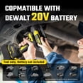 thumbnail image 3 of Cordless 1/2" Impact Wrench for DEWALT 20V Battery (no battery), 1200N.m / 900 ft-lbs Impact Driver, 3-Speed Electric Impact Gun, Tool Only with 6 Sockets, 3 of 8