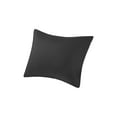 Mainstays Microfiber Travel Pillowcase Cover, Black, Zipper Closure, 15"x20", Designed for all