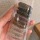 thumbnail image 5 of Lazos elásticos para el cabello en espiral, con forma de cordón para teléfono, cómodos, en espiral, para niñas, color negro degradado, 5 of 8