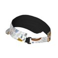 thumbnail image 3 of Disketp Cute Colorful Animal Sun Visors for Women Men Unisex Tennis Golf Visor Hat Adjustable Summer Hats Sport Outdoor Visor Hat UV Protection Cap, 3 of 8