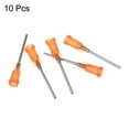 thumbnail image 3 of Uxcell Blunt Tip Dispensing Needle for Liquid Glue Gun, 15G 1", 10 Pack (Amber), 3 of 6