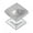 Chrome, variant on Belwith BWH078769 SN 1.25 sq. in. Door Knob, Satin Nickel