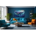 thumbnail image 3 of Animal Wall Art Picture Whale Animal Wall Decor Canvas Wall Art For Livingroom Bedroom Office, 3 of 6