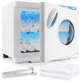 thumbnail image 1 of DEPFALL Calentador de toallas calientes Profesional 23L Gabinete de toallas calientes de gran capacidad Calentadores de toallas de spa 2 en 1 para tratamientos faciales Peluquería Esteticista Actualiz, 1 of 1